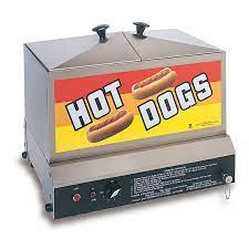 Hotdog Steamer W/Bun Warmer (1)