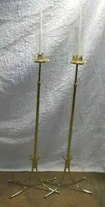 CANDELABRA AISLE 1 Candle Brass